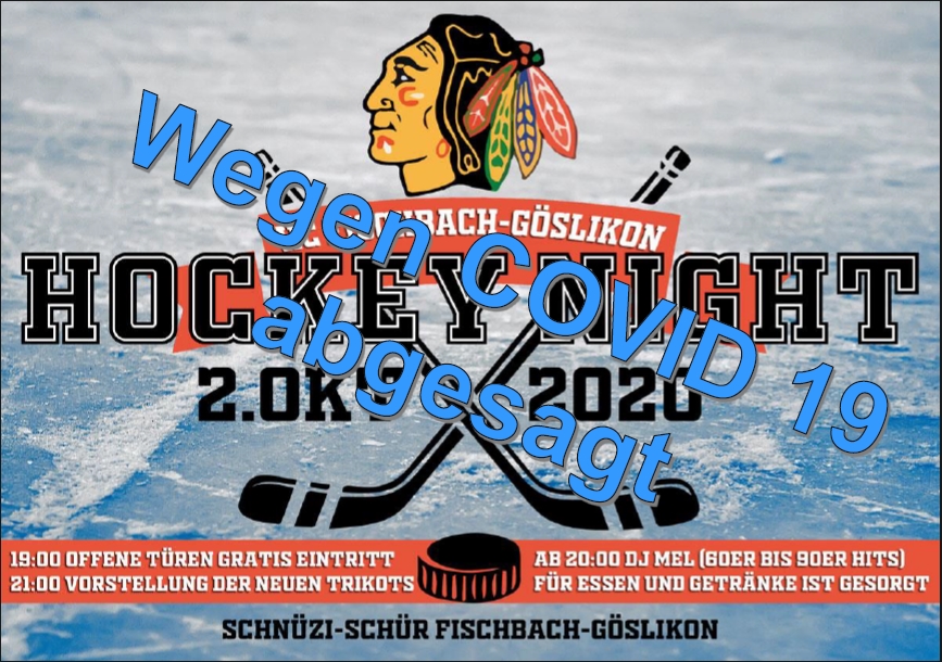 Absage Hockey Night 2020!